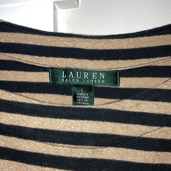 Ralph Lauren, black, and gold shirt - Picture 2 of 4